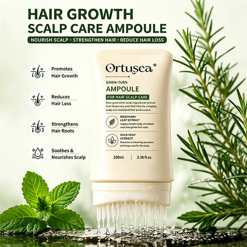 Ortusea Grow:Turn Scalp Care Ampoule — Rosemary & Wild Mint