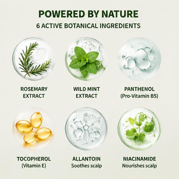 Ortusea Grow:Turn Scalp Care Ampoule — Rosemary & Wild Mint