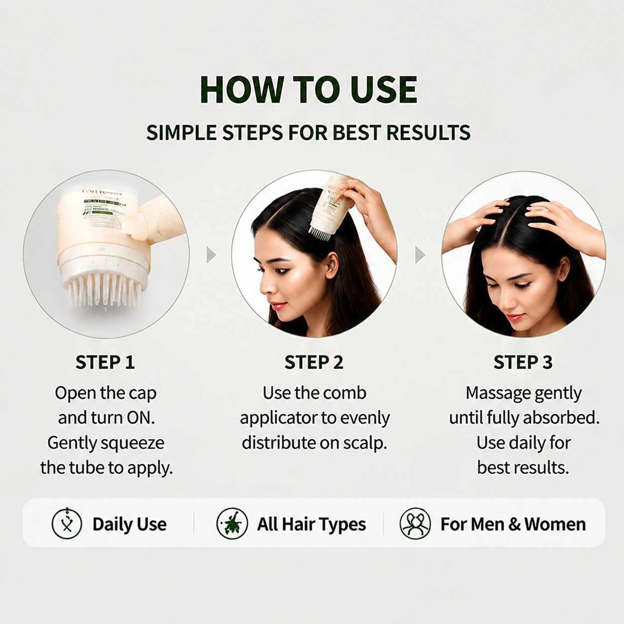 Ortusea Grow:Turn Scalp Care Ampoule — Rosemary & Wild Mint