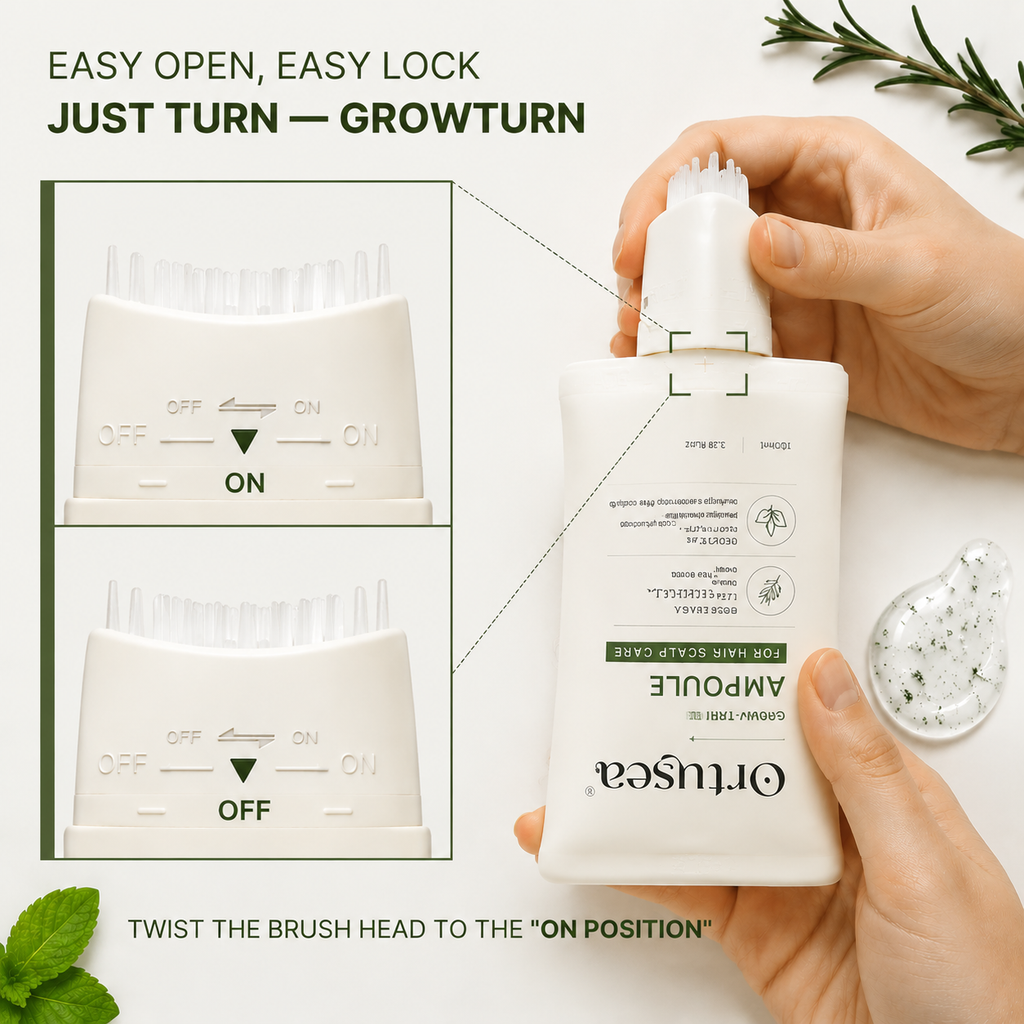 Ortusea Grow:Turn Scalp Care Ampoule — Rosemary & Wild Mint