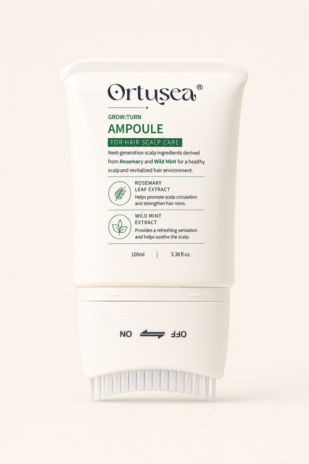 Ortusea Grow:Turn Scalp Care Ampoule — Rosemary & Wild Mint